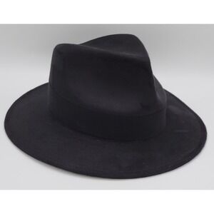 NWT Elope Mobster/Gangster Black Fedora Adult Costume Hat Halloween Cosplay